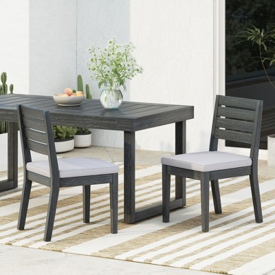 Maggift Patio Modern Accent Chairs, Outdoor Conversation Chairs, with Leisure Used, for Backyard, Garden, Gray, 19"*23"*35.5"