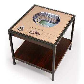 NCAA Purdue Boilermakers Football 25-Layer StadiumViews Lighted End Table