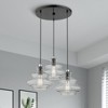 Livex Lighting Everett 3 - Light Pendant in  Shiny Black/Chrome - 2 of 4