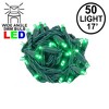 Novelty Lights LED Christmas String Lights 50 Mini Bulbs (Green Wire, 17 Feet) - 2 of 4