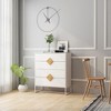 NicBex Modern Design Bedroom White Dressers,Chest of Drawers for Bedroom,Entryway,Wooden Dresser Chest - 3 of 4