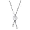 EVERLY JEWELRY | Sterling Silver 1/2 CT DEW Created White Moissanite Bracelet, 10-inch - 4 of 4
