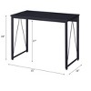 NicBex 35 Inch Writing Desk Home Office Desk with Metal Base for Study Room,Bedroom and Office - 3 of 4