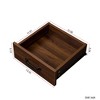 NicBex Accent Buffet Cabinet with Storage Modern Wood Sideboard Cabinet Coffee Bar Cabinet with 2 doors, 1 Storage and 2 drawers Shelf - 2 of 4