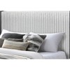 Queen Size Canopy Bed with Upholstered Headboard for Bedroom - 3 of 4