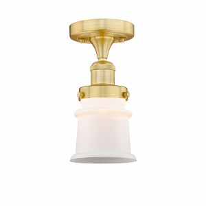 Canton - 1 Light Semi-Flush Mount In Industrial Style-9.25 Inches Tall and 5.25 Inches Wide - 1 of 1