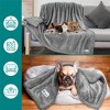 PetAmi Waterproof Dog Blanket for Bed Couch Sofa Cover, Reversible Faux Shearling Fleece Pet Throw - 2 of 4