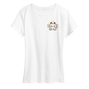 Women's - Instant Message - Korean Sneakers Short Sleeve Graphic T-Shirt - 1 of 4