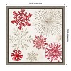 Amanti Art Christmas Snowflakes II by PI Studio Canvas Wall Art Print Framed 16 x 16-in. - 4 of 4