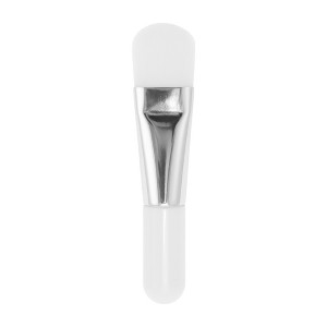 Unique Bargains Short Handle Facial Mask Brush Silver Tone 1 Pc - 1 of 4