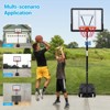 Portable Basketball Hoop, Indoor Basketball Hoop Outdoor 10ft Adjustable, Basketball Goals for Youth & Adults in Backyard/ Driveway, 44" Backboard - 2 of 4