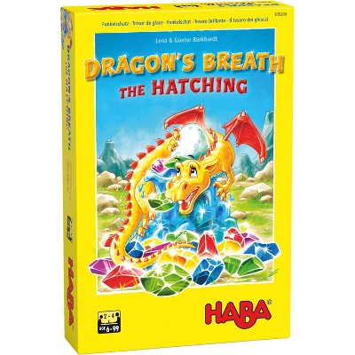 HABA Dragon's Breath The Hatching - A Sparkling Stone Collection Game for Ages 6+ (Made in Germany)