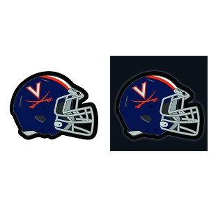 Evergreen Ultra-Thin Edgelight LED Wall Decor, Helmet, University of Virginia- 19.5 x 15 Inches Made In USA - 1 of 3