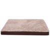 FurHaven Two-Tone Faux Fur & Suede Deluxe Cooling Gel Top Dog Bed - 2 of 3