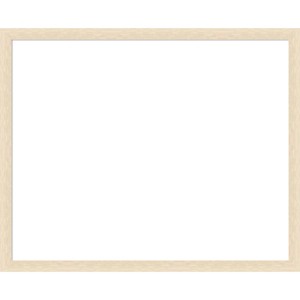 Amanti Art Woodgrain Stripe Blonde Framed Magnetic Dry Erase Board - 1 of 4