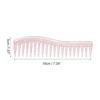 Unique Bargains Durable S-Shaped Wide-Tooth Straightening Comb 1 Pc - 2 of 4