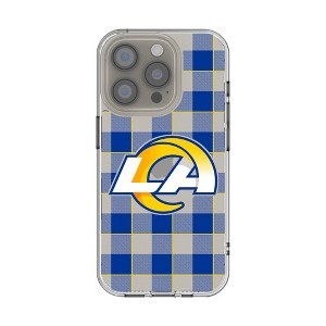 NFL NFC Teams Plaid Clear Cell Phone Case for Apple iPhone - 1 of 4