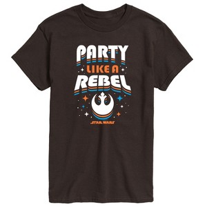 Men's - Star Wars - Party Like A Rebel Short Sleeve Graphic T-Shirt - 1 of 3