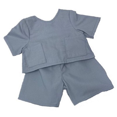 Doll Clothes Superstore Shorts And Short Sleeve Scrub Style Doll Clothes For 18 Inch Girl Dolls