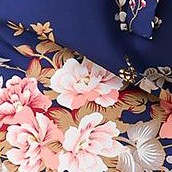 navy blue flowers