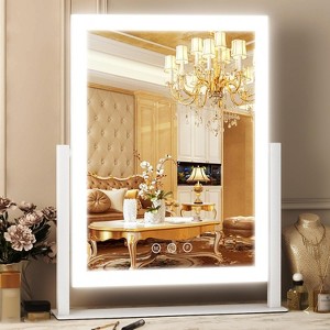 Vanity Mirror with Lights, Makeup Mirror with Touch Screen, 3-Color Dimmable Lighting, for Vanity Desk and Bedroom Use - 1 of 4