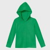 City Threads Boys Medium-Weight Long Sleeve Hooded Tee with Cuffs - 100% Cotton - USA-Made - 2 of 4