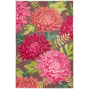 Liora Manne Marina Floral Indoor/Outdoor Rug.. - 1 of 4