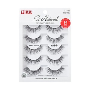KISS Products Lash Couture Extended Wear False Eyelashes 02 - So Natural - 10ct - 1 of 4