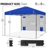 Yaheetech 8x8 Ft Pop-up Canopy with 9 Storage Pockets and Sandbags - 3 of 4