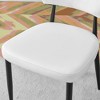CAVINAS 18.3" Upholstery Dining Chairs,Set of 4,Modern PU Chairs with Upholstered Backrest and Metal Legs,Dining Furniture Chair - 4 of 4