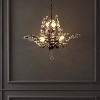 Contemporary Bohemian Iron/Acrylic LED Pendant Oil Rubbed Bronze/Clear - JONATHAN Y - 3 of 4