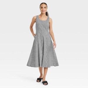 Women's Corset Midi A-Line Dress - A New Day™ - 1 of 3