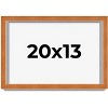 PosterPalooza | Modernist Brown Picture Frame - UV Acrylic, Backing Board, Hanging Hardware Included - 2 of 4