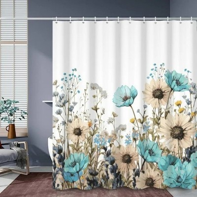 LunaLulinlk Spring Floral Shower Curtain