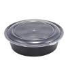 Racxily (4 Pack)5-Pcs 1L Round Meal Prep Food Storage Container Set - 3 of 3