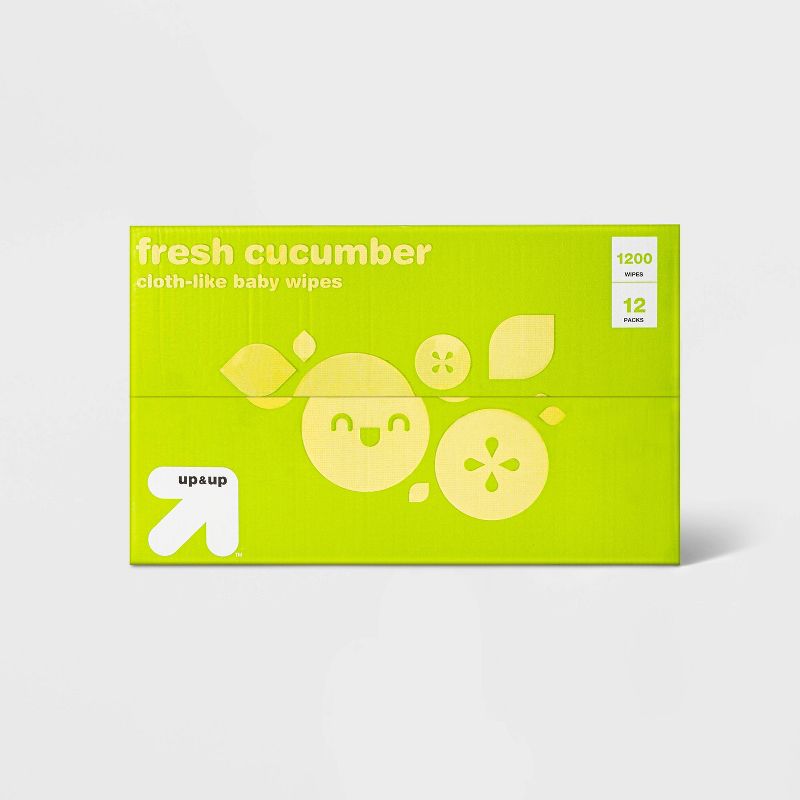 Fresh Cucumber Baby Wipes- up & up™ (Select Count), 5 of 14