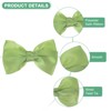 Unique Bargains Polyester Craft DIY Decorative Ribbon Twist Tie Bows 2.4x2.8" 24 Pcs - 2 of 4