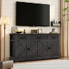 Buffet Cabinet, 65" Large Kitchen Storage Cabinet With 3 Drawers And 4 Doors, Wood Coffee Bar Cabinet Buffet Table, Wine Bar Storage Cabinet - 4 of 4