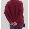 Women's High Neck Eyelet Sweater - entro - 3 of 4