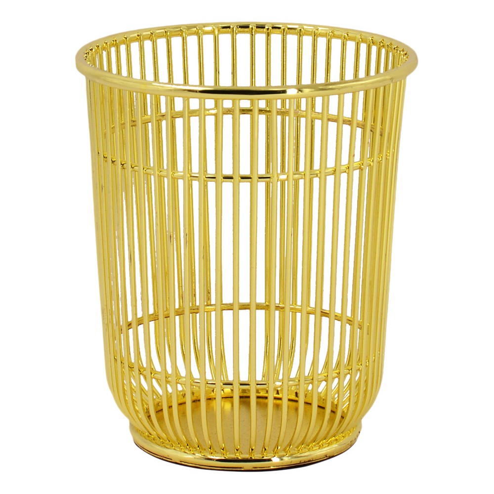 Photos - Accessory Wire Pencil Cup Gold - Threshold™