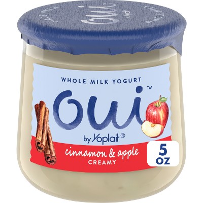Oui by Yoplait Cinnamon Apple Yogurt - 5oz