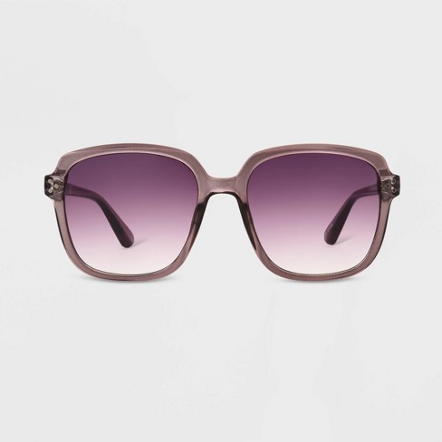 Women's BGL 2009 Shiny Purple and Gunmetal Sunglasses - Purple