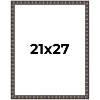 PosterPalooza | Deco Black Picture Frame - UV Acrylic, Foam Board Backing, Hanging Hardware - 2 of 4