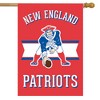 Briarwood Lane Retro New England Patriots House Flag NFL Double-Sided 28" x 40" - 2 of 3
