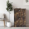 ZHUTA Shoe Cabinet,Hidden Slim Narrow Shoe Rack Cabinet with 2 Drawers for Entryway, Foyer,Hallway,Bedroom,Original Wood Color - 4 of 4