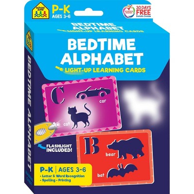 School Zone Bedtime Alphabet Light-Up Learning Cards