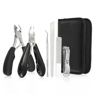 Unique Bargains Professional Toenail Clippers Set for Thick Ingrown Toenails