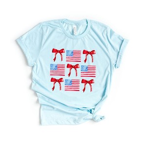 Simply Sage Market Women's Stars and Stripes With Stars Short Sleeve Graphic Tee - 1 of 4