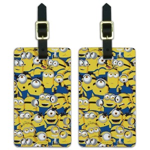 Minions Minion Collage Luggage ID Tags Set of 2 - 1 of 4