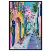 Art Remedy The Colorful Streets Colorful Coastal Wall Art Framed - 2 of 4